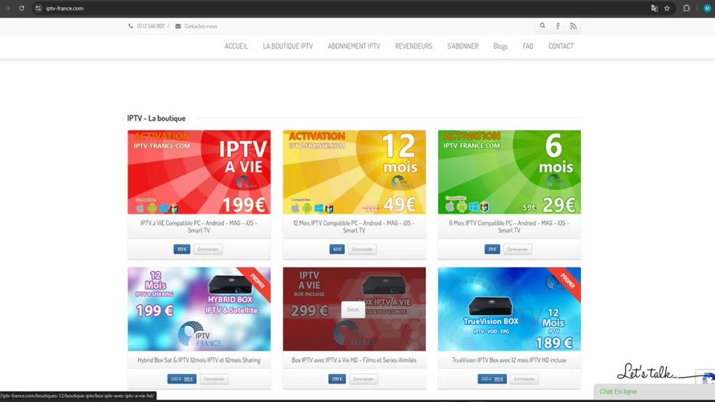 Le meilleur des abonnements IPTV en France